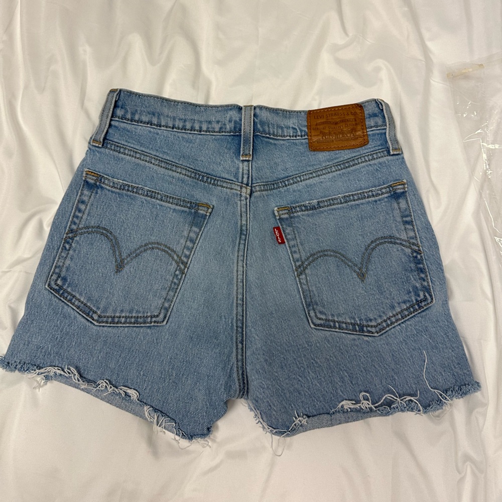 Levi's Light Blue Jean Shorts
